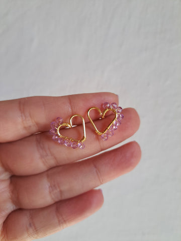 Broquel Corazón Lila