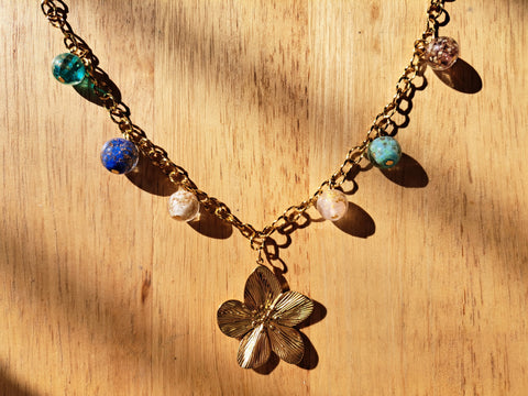 Collar Charms Flor