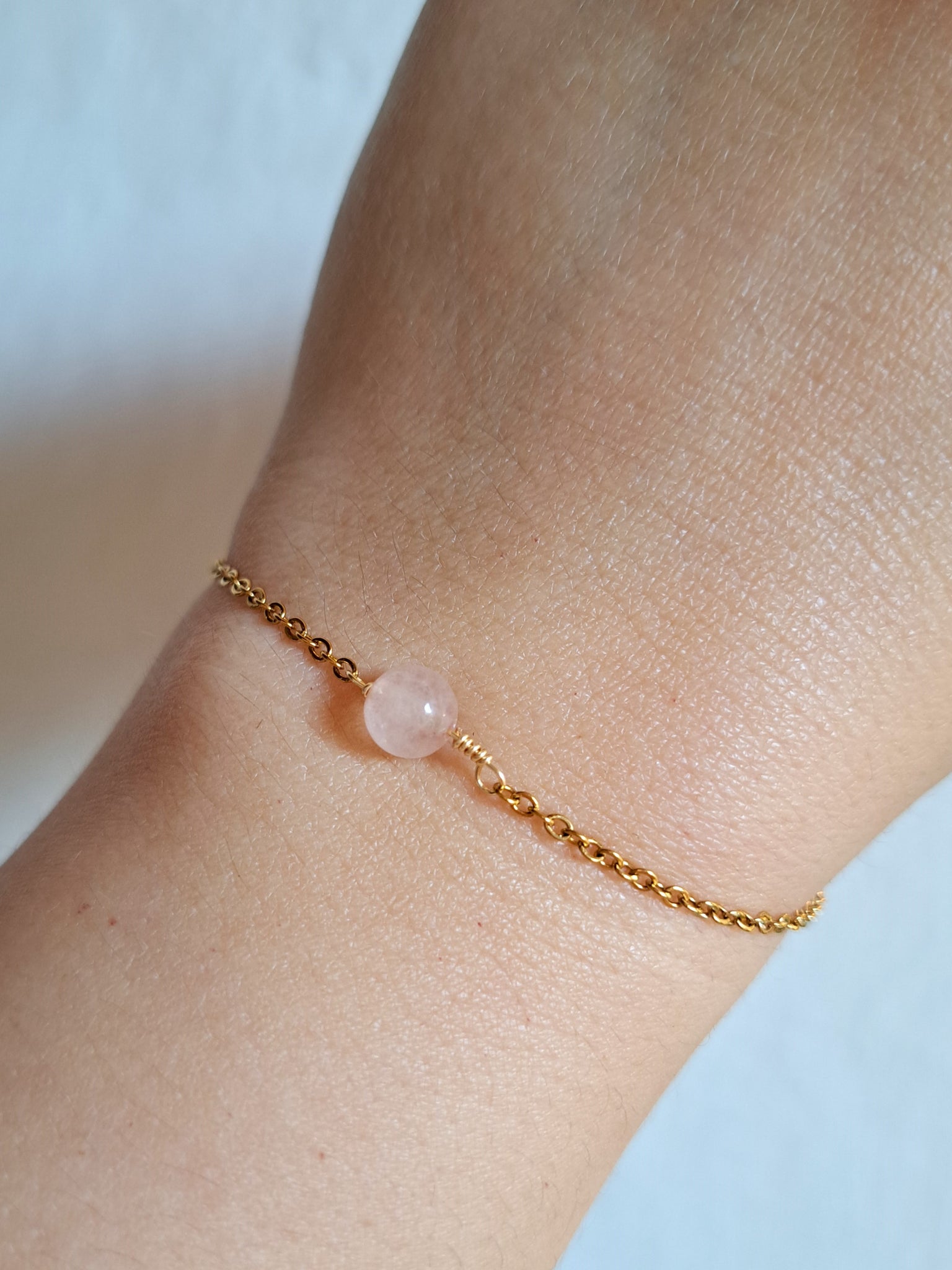 Pulsera Cuarzo Rosa