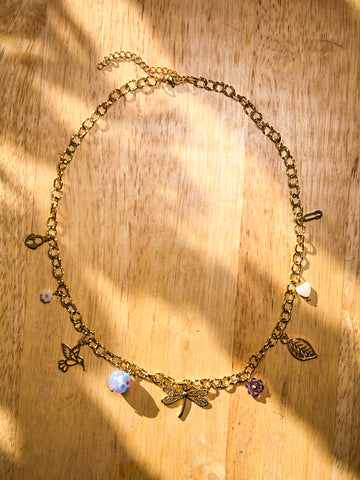 Collar Charms Libélula
