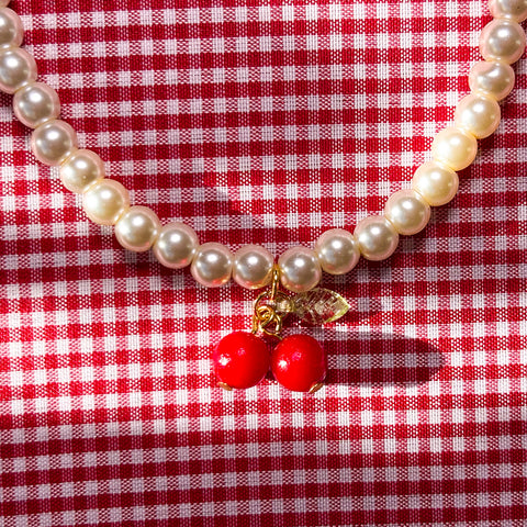 Collar Perlas Cherry