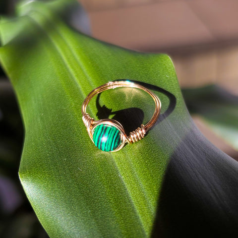 Anillo Malaquita