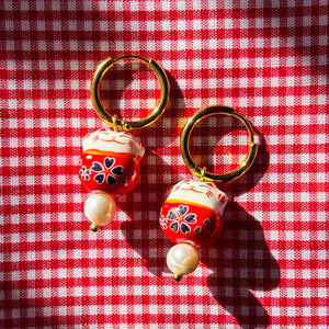 Aretes Gatito de la Suerte